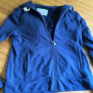 lilly pulitzer french terry zip up sz S
